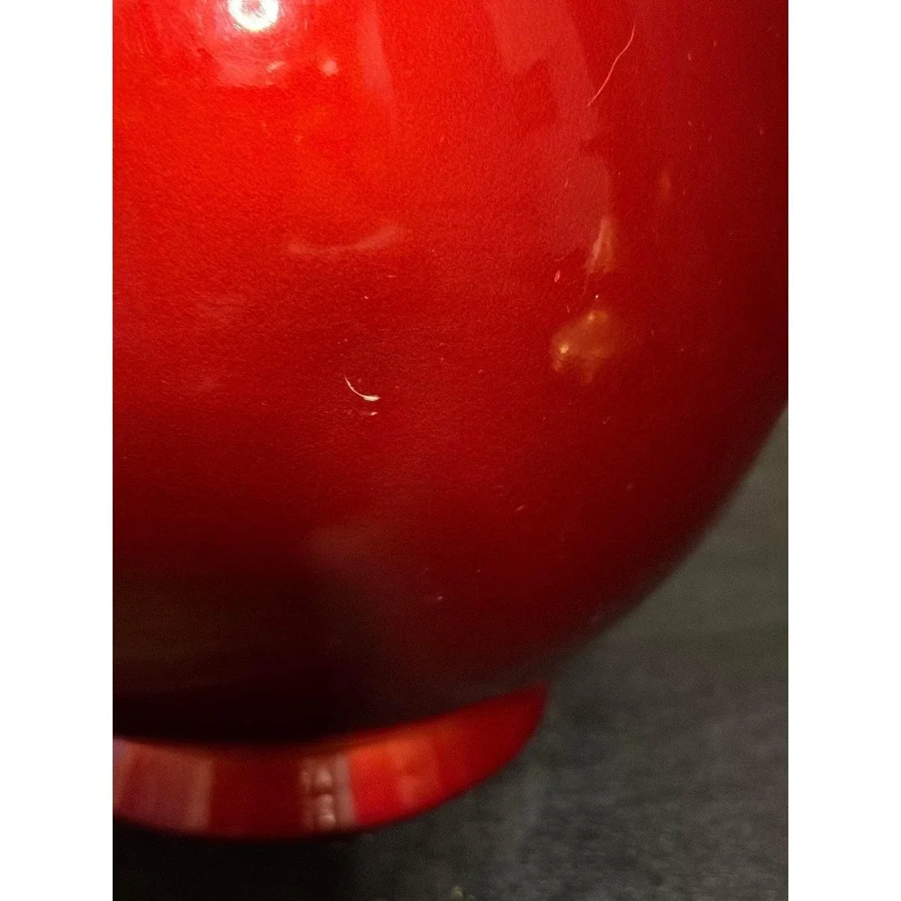 Vintage Sparklets Globemaster Soda Syphon Ruby Red Metallic MCM Seltzer Bottle